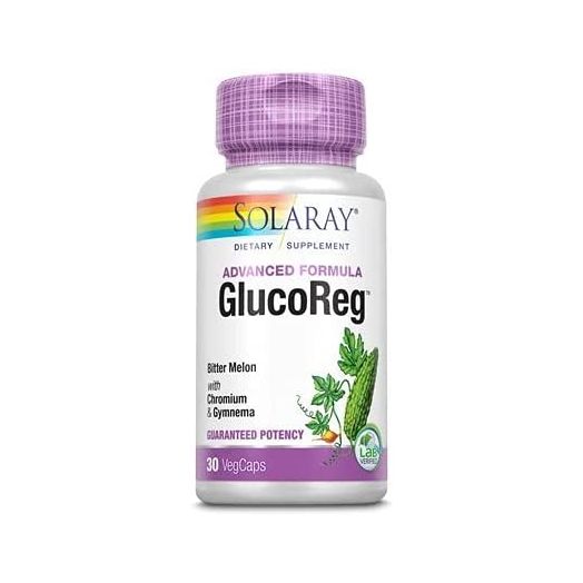 Solaray GlucoReg -- 30 Capsules