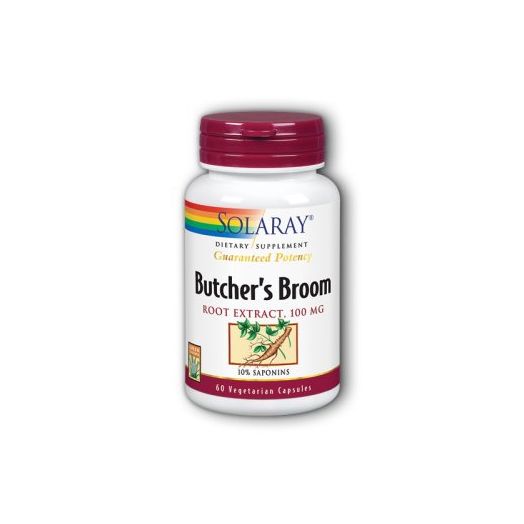 Solaray Butcher's Broom Root Extract 100 mg - 60 Capsules