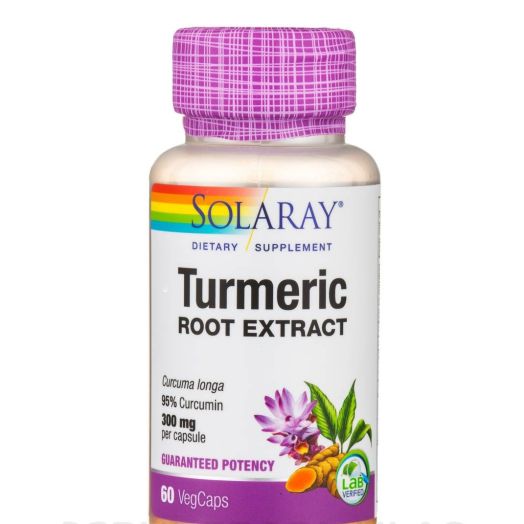 Solaray Turmeric Root Extract 300 mg - 60 VegCaps