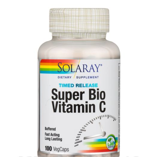 Solaray Timed Release Super Bio Vitamin C - 100 VegCaps