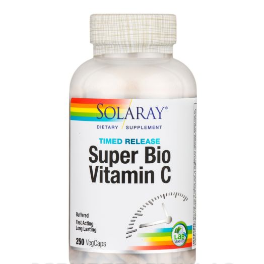 Solaray Timed Release Super Bio Vitamin C - 250 VegCaps