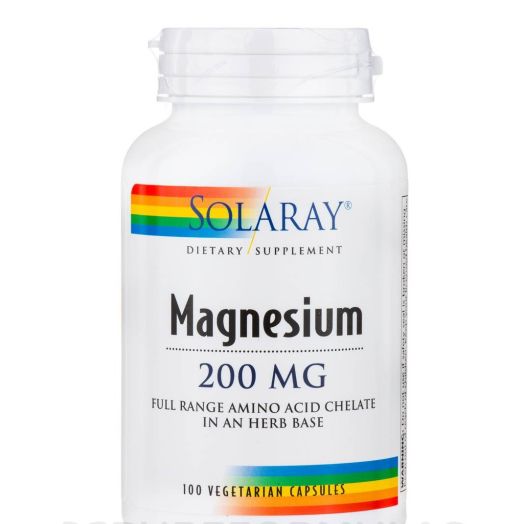 Solaray Magnesium 200 mg - 100 VegCap