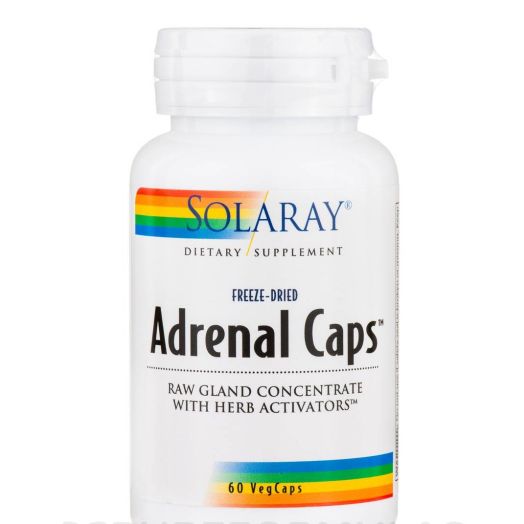 Solaray Adrenal Caps - 60 VegCaps