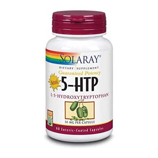 Solaray 5-HTP - 60 Enteric-Coated Capsules - 50 mg