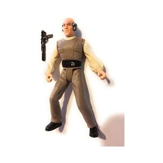 Star Wars, The Power of the Force Green Card, Lobot Action Figure with Freeze Frame Slide, 3.75 Inches