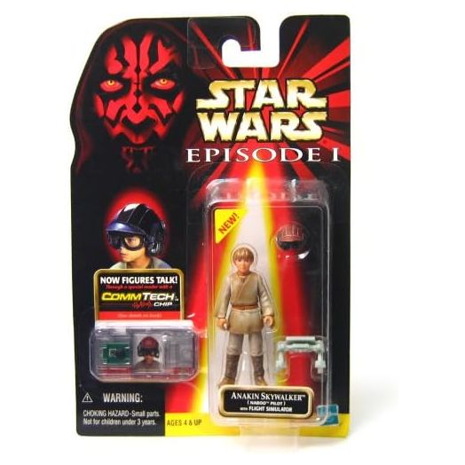 Star Wars Anakin Skywalker Naboo Pilot w/Flight Simulator 84246