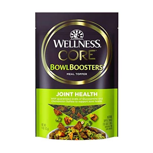 Wellness CORE Functional Bowl Boosters, Dog Food Meal Toppers and Mixers, All-Natural Ingredients, Supports Healthy Joints, 4 oz Bag (Joint Health)