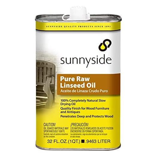 Sunnyside Corporation 87332 Pure Raw Linseed Oil, Quart
