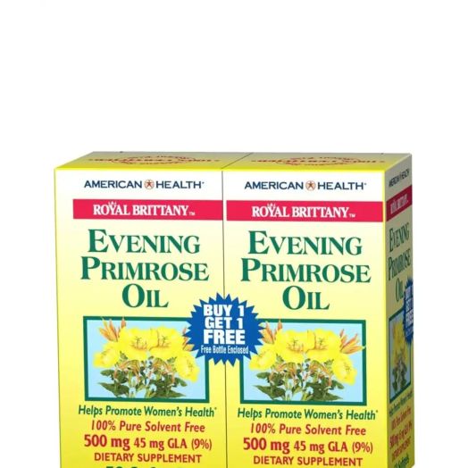 American Health Royal Brittany Evening Primrose Oil 500 mg - 50 + 50 Free Softgels