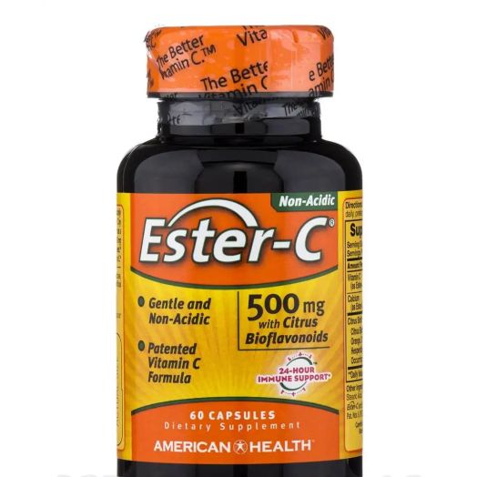 Ester-C 500 mg with Citrus Bioflavonoids - 60 Capsules