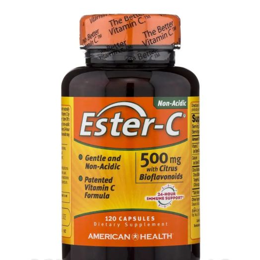 Ester-C 500 mg with Citrus Bioflavonoids - 120 Capsules