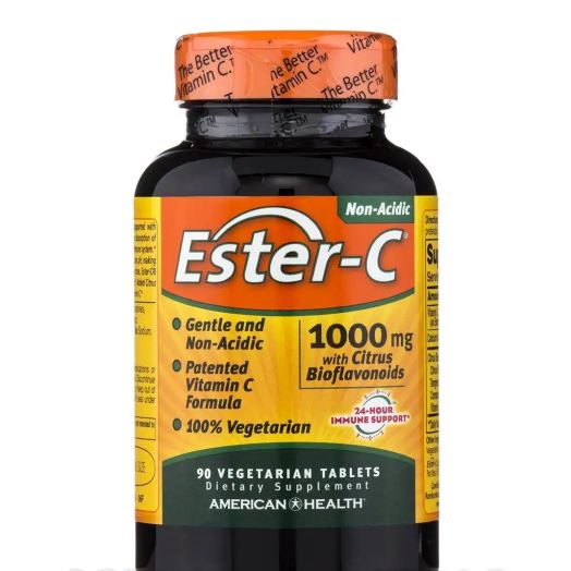 Ester-C 1000 mg with Citrus Bioflavonoids - 90 Vegetable Tablets