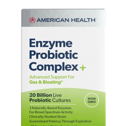 American Health Enzymes Probiotic Complex+ 20 Billion - 30 Capsules