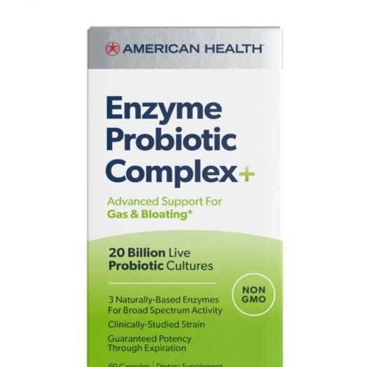 American Health Enzymes Probiotic Complex+ 20 Billion - 60 Capsules