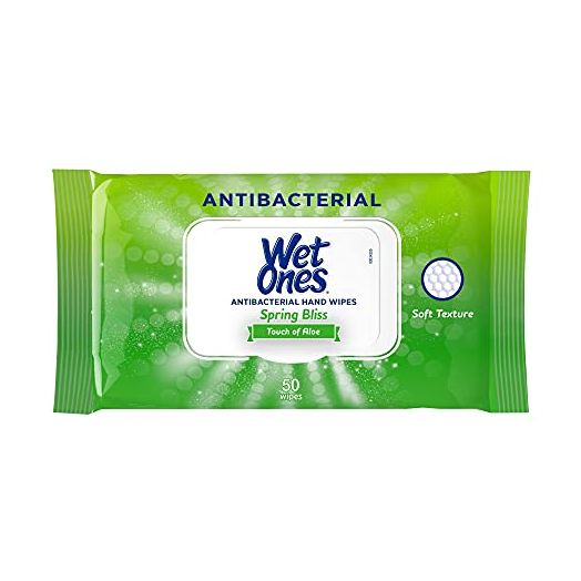 Wet Ones Antibacterial Hand Wipes, Spring Bliss, 50ct.