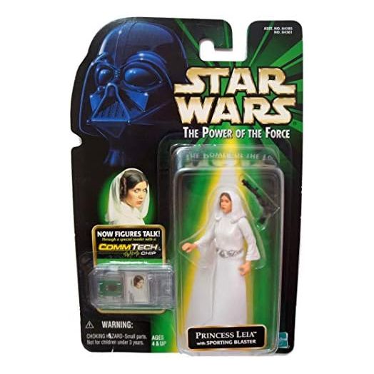 Star Wars: Power of The Force CommTech Princess Leia with Hood Action Figure