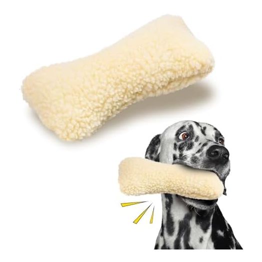 SPOT by Ethical Products Super Soft Vermont Fleece Dog Toys - Calming Dog Toy with Squeaker Dog Toy For Small Dog Puppy Toys Large Dog Toys Chew Squeak Puppy Interactive Fetch Toy - Big Bone