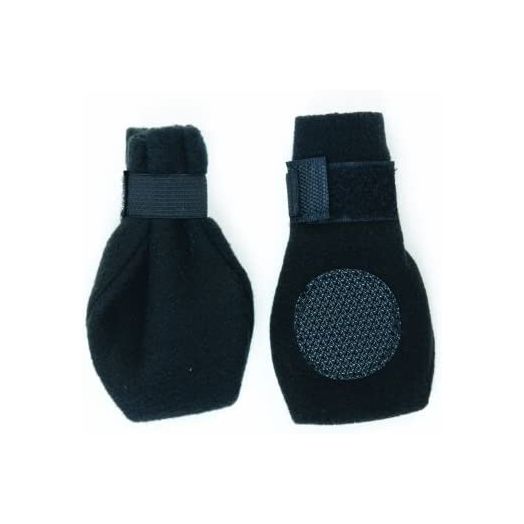 Fashion Pet Lookin Good Arctic Fleece Boots for Dogs, X-Small, Black