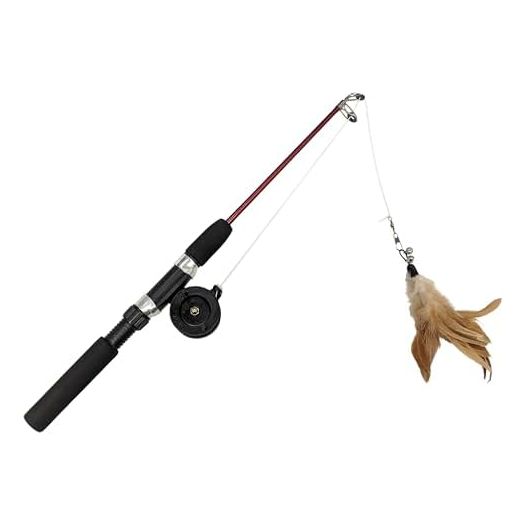 SPOT 68052129: Toy Cat Rod N Reel Teaser