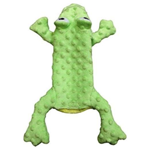 Ethical Pets 54093 Skinneeez Extreme Stuffing Free Dog Toy, 14", Frog, Green,Small Breeds