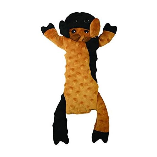 Ethical Pets 54094 Skinneeez Extreme Stuffing Free Dog Toy, 14", Cow, Brown