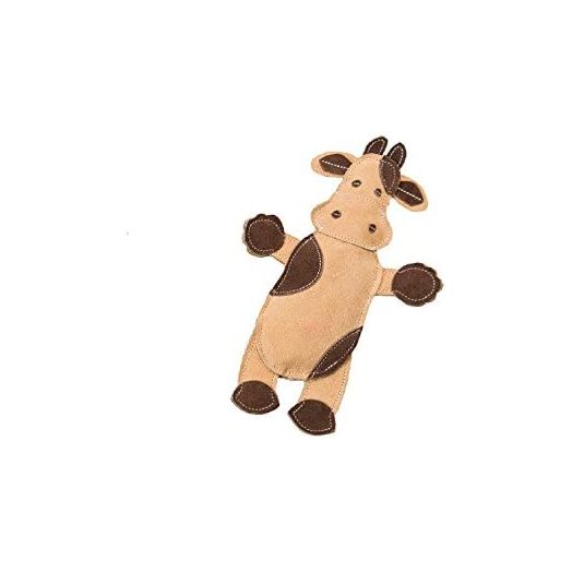 SPOT Ethical Pets Dura-Fused Leather Assorted Barnyard Animals Dog Toys, 11"