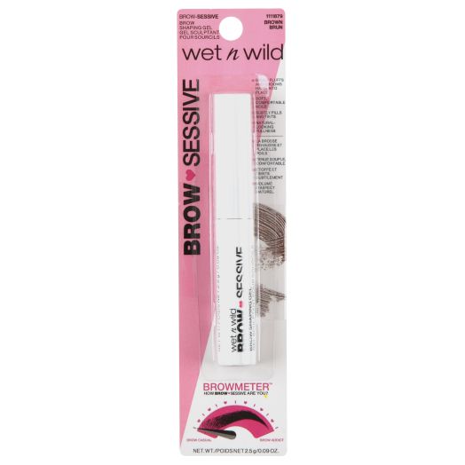 wet n wild Brow-sessive Eyebrow Shaping Gel, Brown, 0.1 fl oz