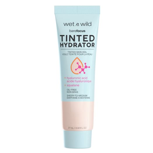 wet n wild Bare Focus Tinted Hydrator, Tinted Moisturizer, Dewy Porcelain, 0.91 fl oz