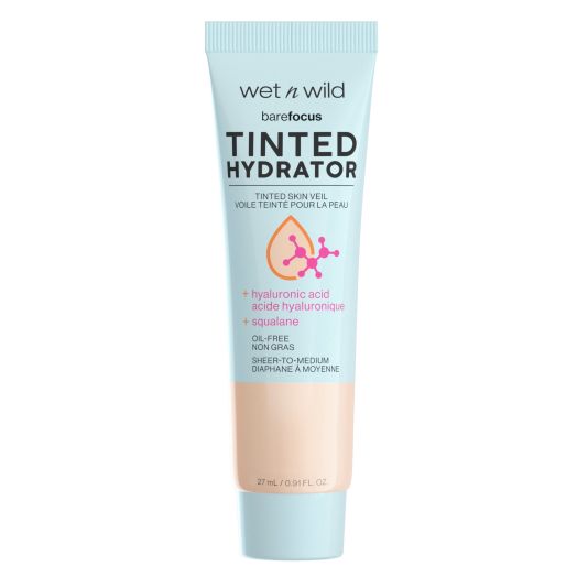 wet n wild Bare Focus Tinted Hydrator, Tinted Moisturizer, Dewy, Light Medium, 0.91 fl oz