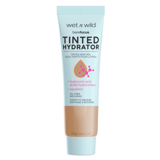 wet n wild Bare Focus Tinted Hydrator, Moisturizer, Dewy, Tan, 0.91 fl oz