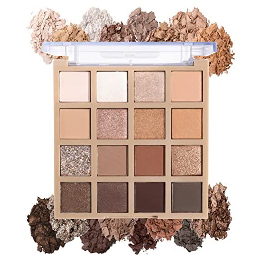 Wet n Wild Always Naked Eyeshadow Palette | Shimmering Matte Glitter Finishes | Always Nude