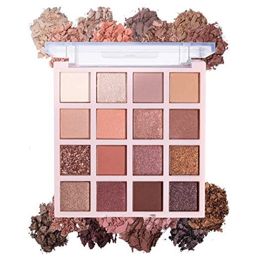 Wet n Wild Always Blushin' Eyeshadow Makeup Palette, Shimmer, Matte Glitter Finishes, Pink Always Blushin'