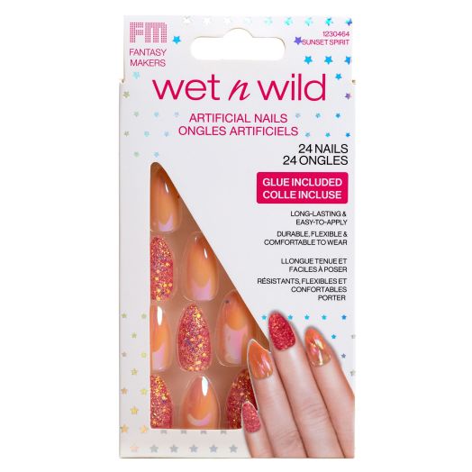 wet n wild Fantasy Makers Artificial Nails, Sunset Spirit