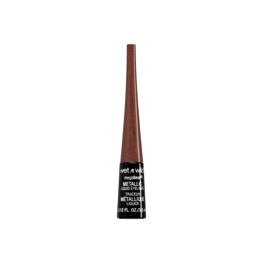wet n wild MegaLiner Metallic Liquid Eyeliner, Metallic Brown, 0.12 fluid oz