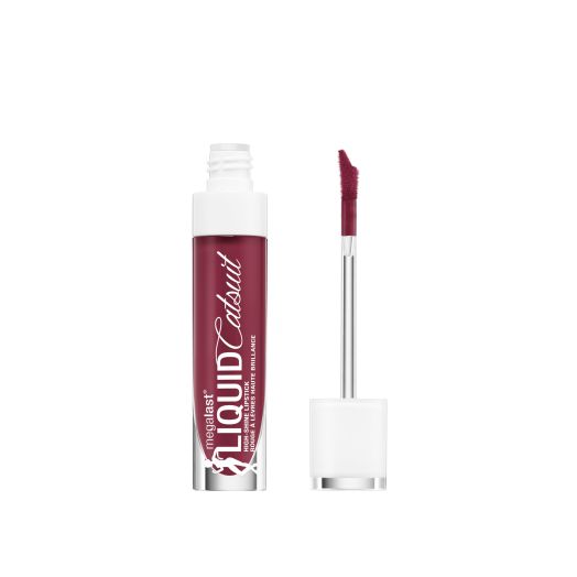 wet n wild MegaLast Liquid Catsuit High-Shine Lipstick, Wine Is The Answer