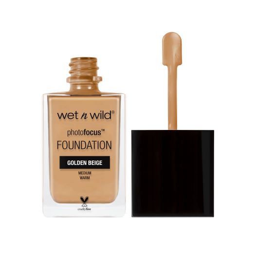 wet n wild Photo Focus Liquid Foundation, Medium, Matte, Golden Beige, 1 fl oz