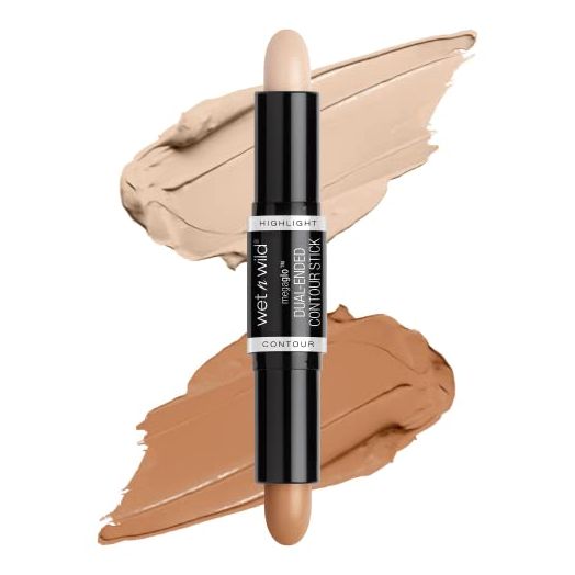 Wet n Wild MegaGlo Dual-Ended Contour Stick Medium/Tan, 0.28 Ounce (Pack of 1), (752A)