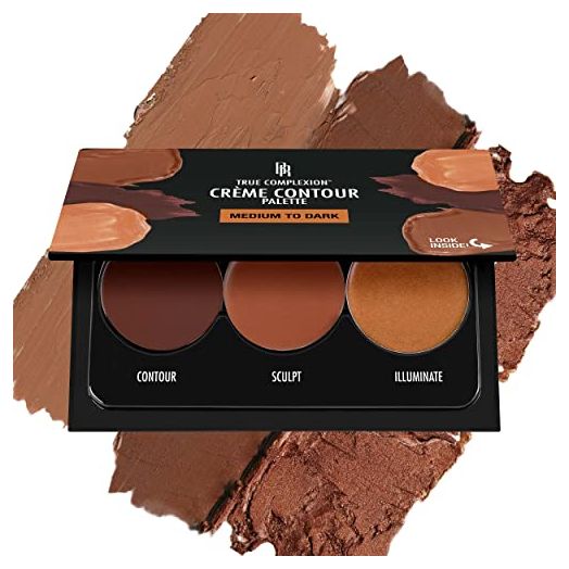 Black Radiance True Complexion Creme Contour Palette, Medium to Dark, 7.5 Gram