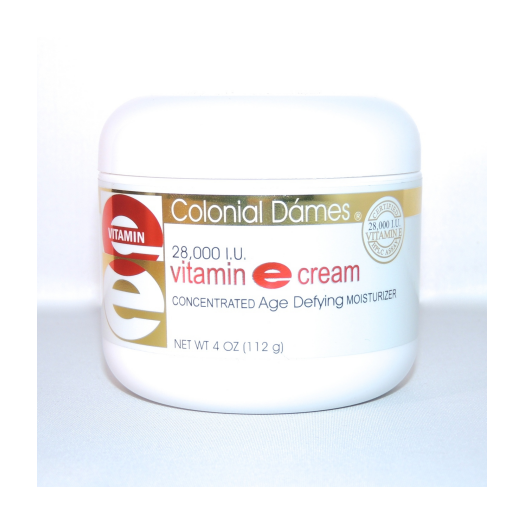 Colonial Dames Vitamin E Cream 4 Ounce 28000 IU