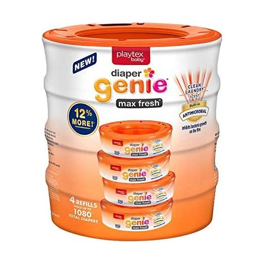 Playtex Diaper Genie Max Fresh, 4 Refills