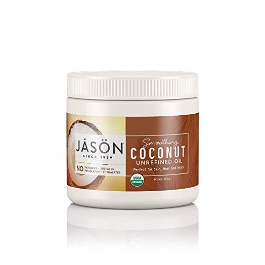 Jason Organic Unrefined Oil, Smoothing Coconut, 15 Oz