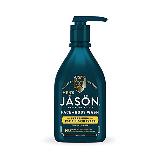Jason Men's Refreshing 2-in-1 Face & Body Wash, 16 oz