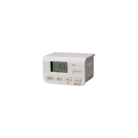 Woods Indoor Digital 24-Hour Lamp Timer, Simple Set, 2-Conductor, 50027, White