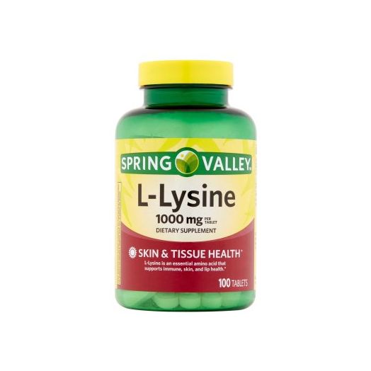 Spring Valley L-Lysine Tablets, 1000mg, 100 Ct