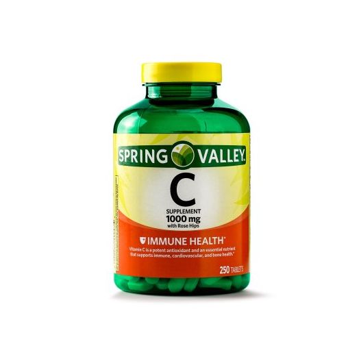 Spring Valley Vitamin C Tablets, 1000 mg, 250 Ct