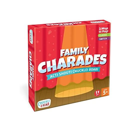 Chuckle & Roar - Family Charades - Family Game Night Classic - Switch charades for Group Acting - Great for Kids 5 and up