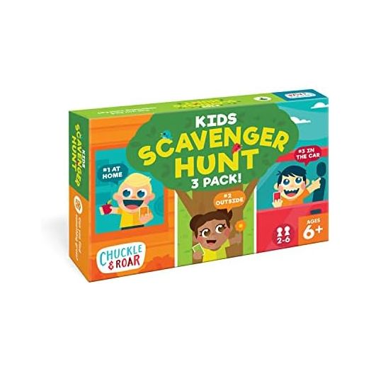 Chuckle & Roar - Kids Scavenger Hunt - Game Night Fun for Families - Engaging for Toddlers and preschoolers - Board Game