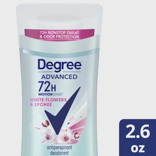 Unilever Degree Advanced Antiperspirant Deodorant White Flowers & Lychee for Women