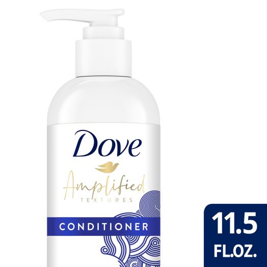 Dove Amplified Textures Detangling Moisturizing Daily Conditioner with Coconut oil, 11.5 fl oz