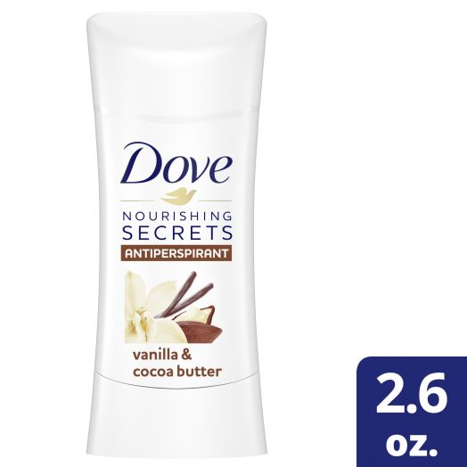 Dove Nourishing Secrets Antiperspirant Deodorant Stick Vanilla & Cocoa Butter, 2.6 Oz.